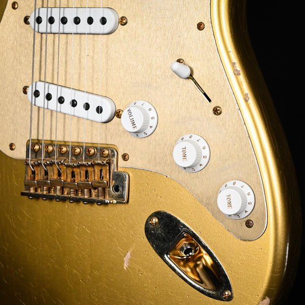 Fender Custom Shop Limited Edition '55 Bone Tone Stratocaster w/ Gold Hardware Relic- Aged HLE Gold 2025 (CZ581296)