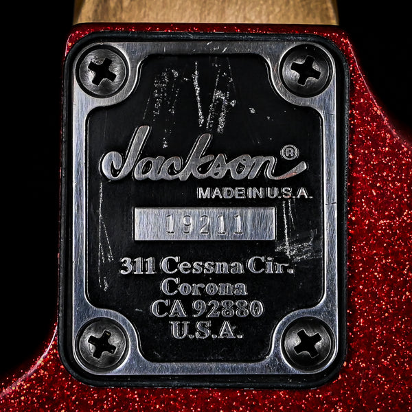 Jackson Custom Shop USA Special Edition San Dimas Nitro Tour Relic- Red Sparkle Mojo 2025 (XN19211)