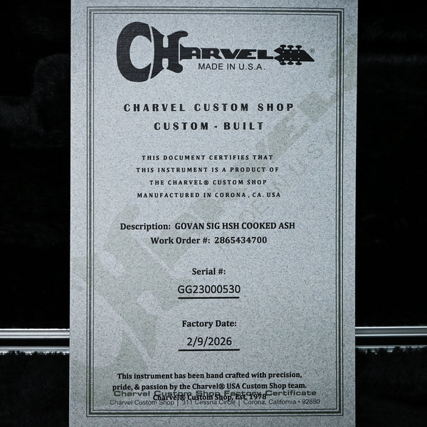 Charvel Guthrie Govan Signature HSH Caramalized Ash Maple Fingerboard 2026 (GG23000530)