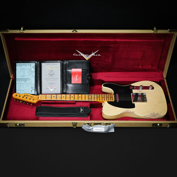 Fender Custom Shop '54 Telecaster Heavy Relic- Faded Aged Nocaster Blonde 2025 (R140816)