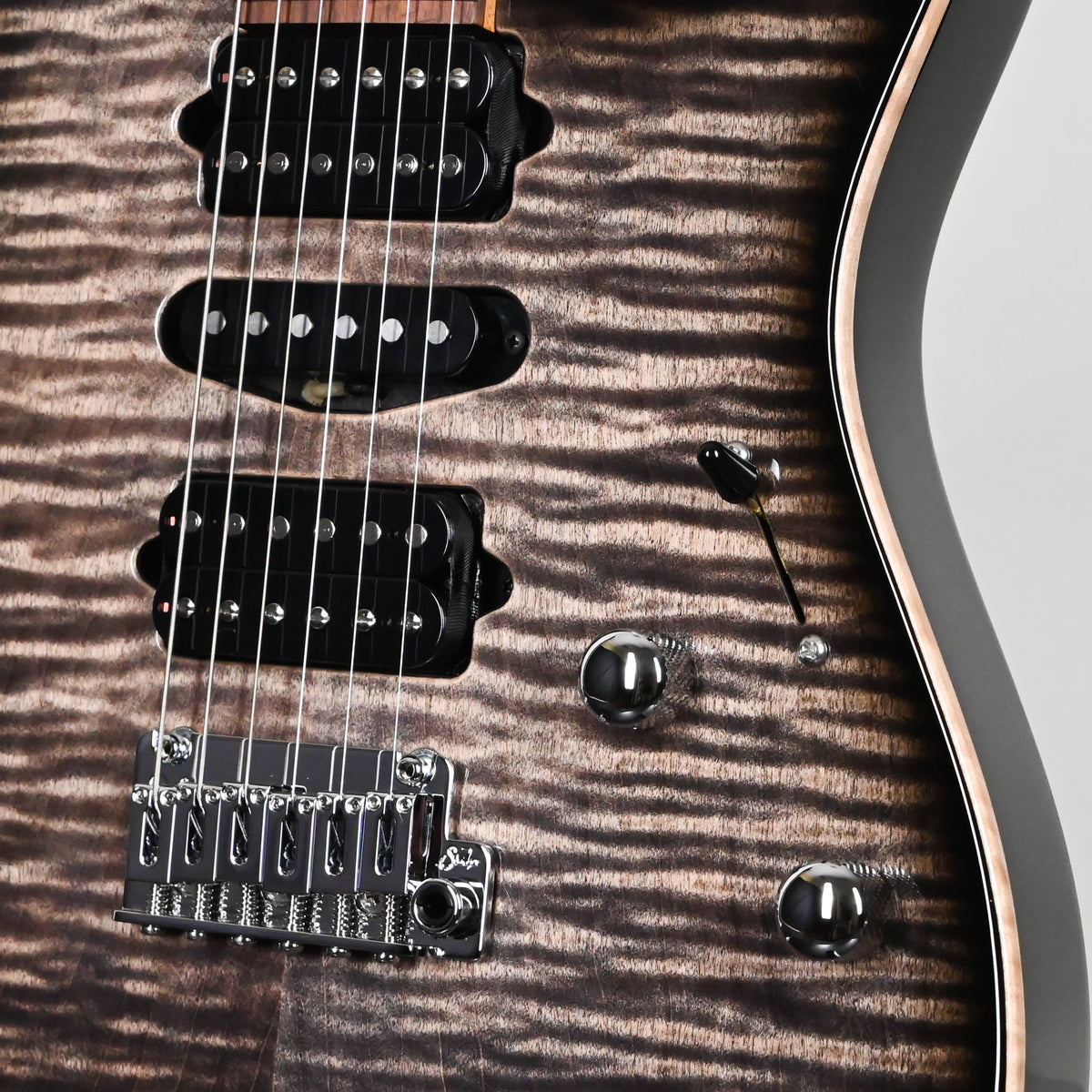 Suhr Modern Plus Electric Guitar- Faded Trans Charcoal Burst 2026 (93569)