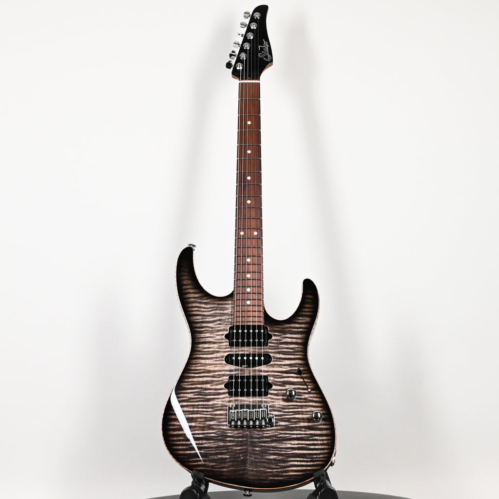 Suhr Modern Plus Electric Guitar- Faded Trans Charcoal Burst 2026 (93569)