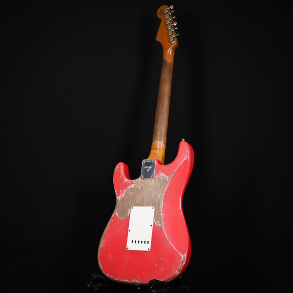 Fender Custom Shop 60/63 Stratocaster Super Heavy Relic w/ Brazilian Roeswood Masterbuilt Austin MacNutt- Fiesta Red 2024 (AM0151)