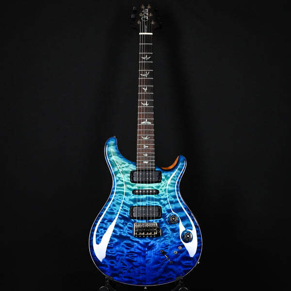 PRS Modern Eagle V Wood Library w/ 10-Top & Brazilian Rosewood Fingerboard Electric Guitar- Blue Fade w/ Blue Burst 2025 (0414983)