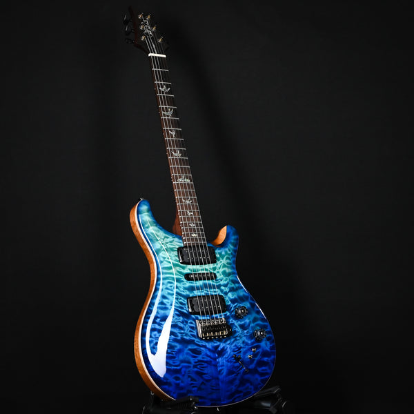 PRS Modern Eagle V Wood Library w/ 10-Top & Brazilian Rosewood Fingerboard Electric Guitar- Blue Fade w/ Blue Burst 2025 (0414983)