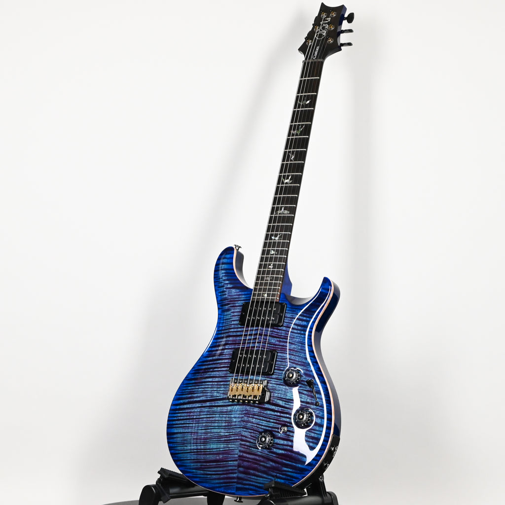 PRS Custom 24 Piezo Wood Library w/ 10-Top & Brazilian Rosewood- Violet Blue Burst 2026 (0434570)
