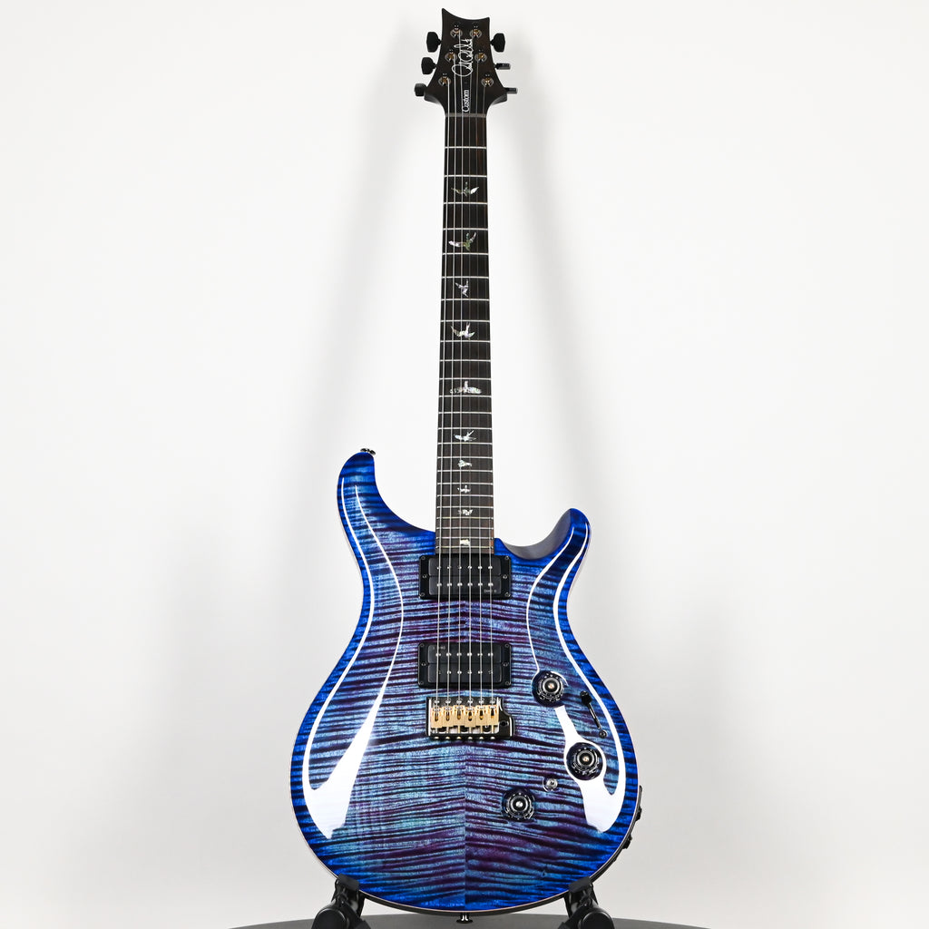 PRS Custom 24 Piezo Wood Library w/ 10-Top & Brazilian Rosewood- Violet Blue Burst 2026 (0434570)