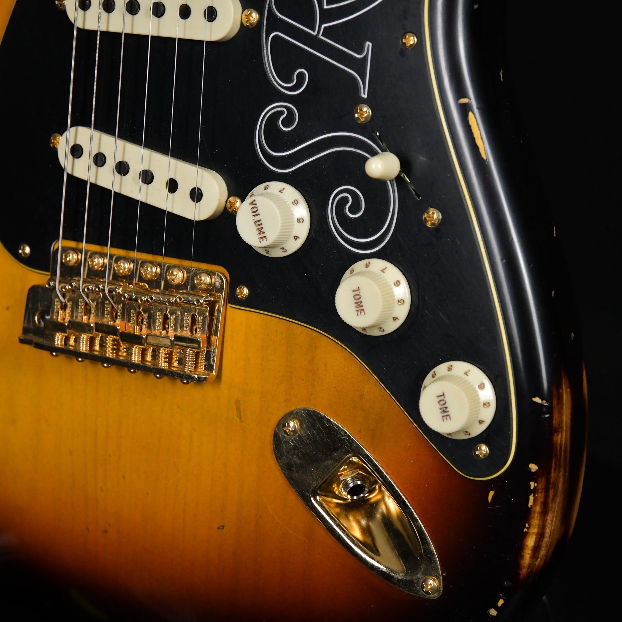 Sticker guitare signature logo pickguard Stratocaster® SRV