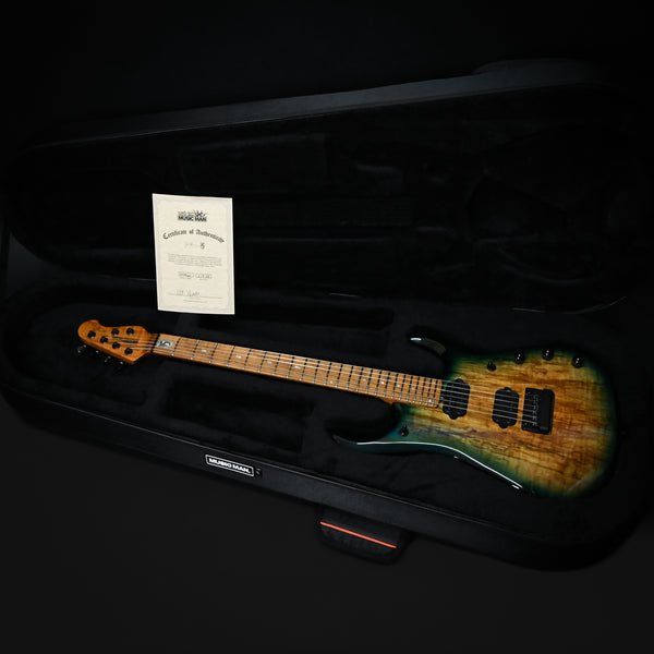 Ernie Ball Music Man JP15 Emerald Glow Roasted/Figured Maple Neck *Miami Guitar Exclusive* 2025 (H07760)