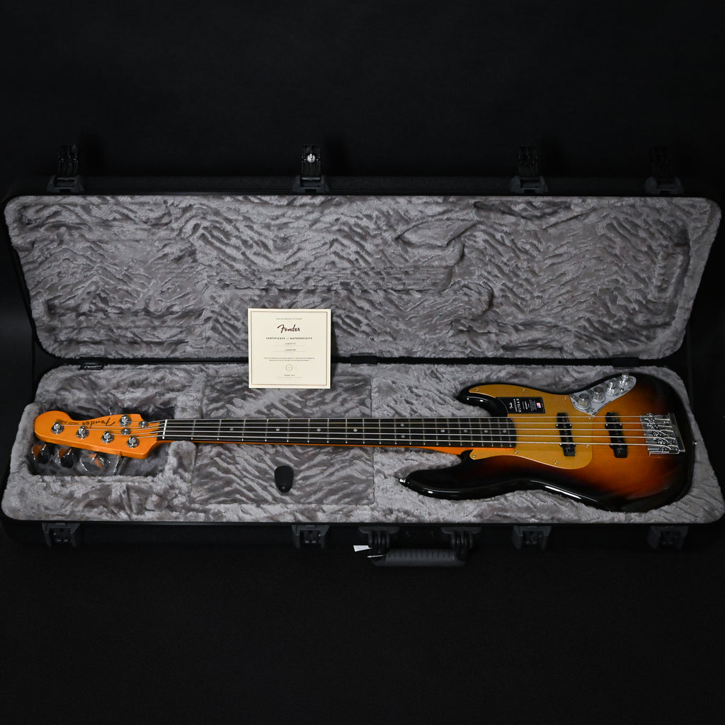 Fender American Ultra II Jazz Bass V w/ Ebony Fingerboard- Ultraburst 2026 (US26001861)