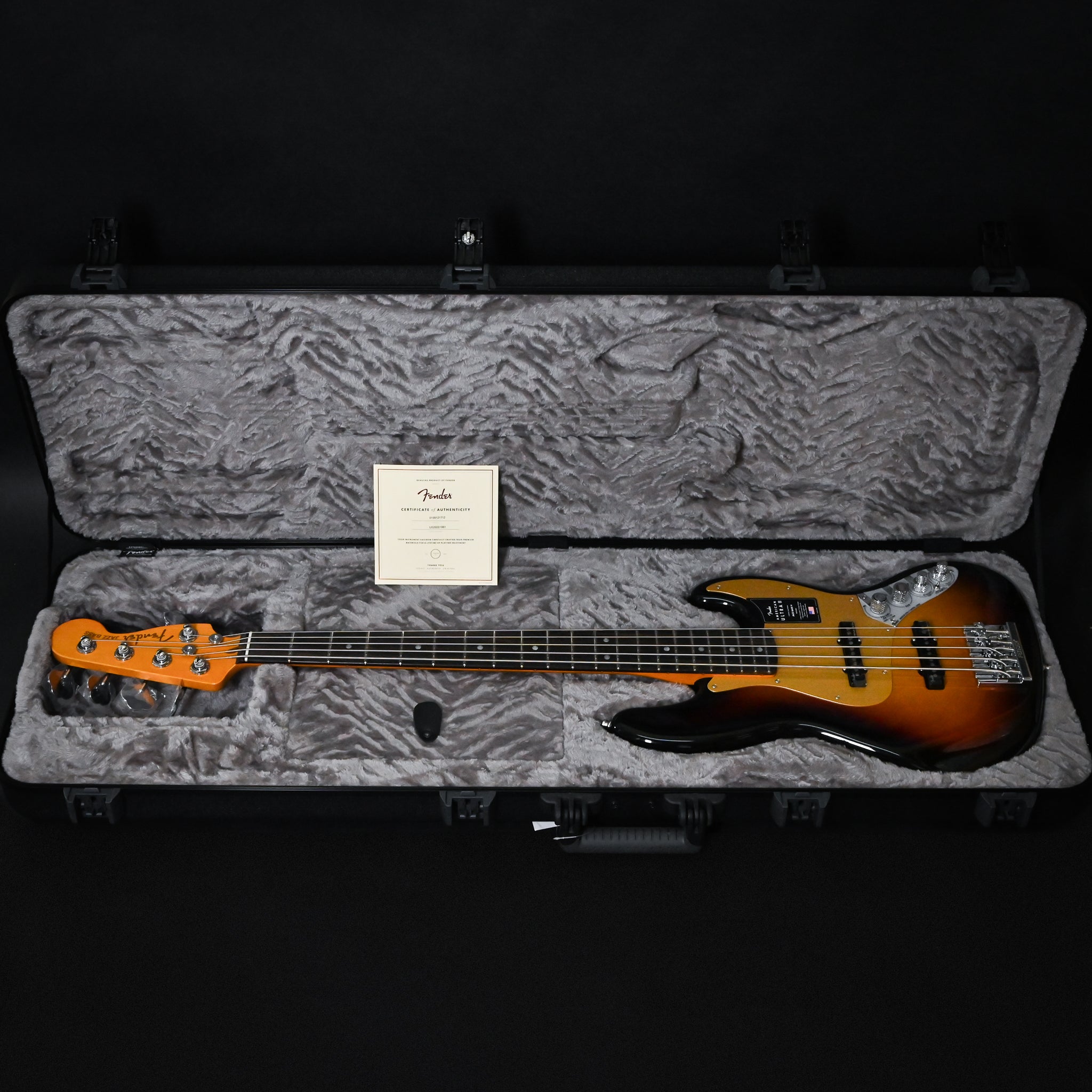 Fender American Ultra II Jazz Bass V w/ Ebony Fingerboard- Ultraburst 2026 (US26001861)