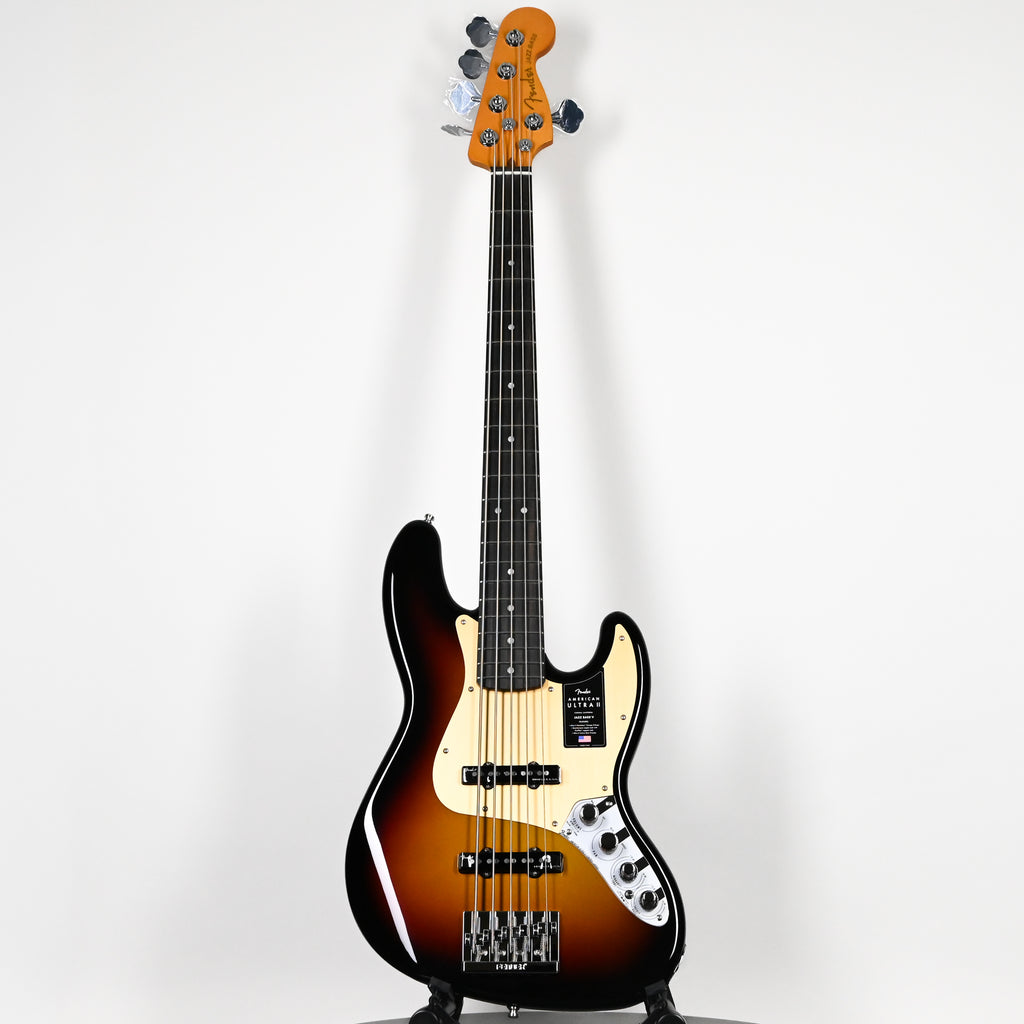 Fender American Ultra II Jazz Bass V w/ Ebony Fingerboard- Ultraburst 2026 (US26001861)