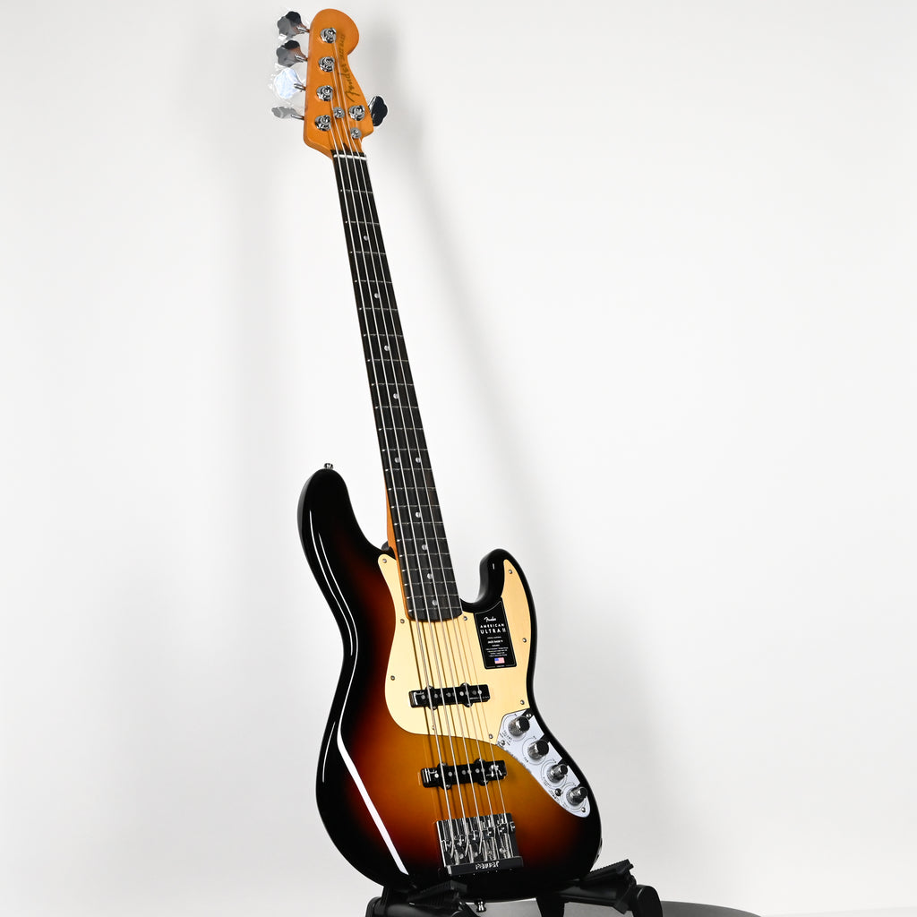 Fender American Ultra II Jazz Bass V w/ Ebony Fingerboard- Ultraburst 2026 (US26001861)
