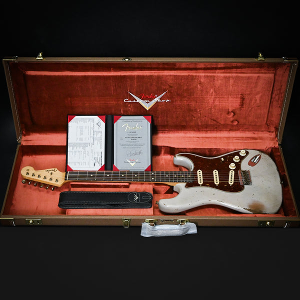 Fender Custom Shop Masterbuild Jason Smith '60s Hardtail Stratocaster Relic- Aged Dirty White Blonde 2025 (R143783)