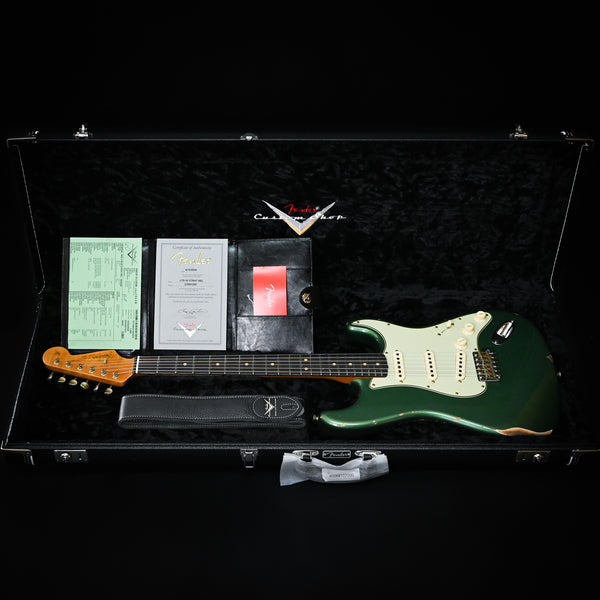 Fender Custom Shop Limited Edition '63 Stratocaster Relic- Aged Sherwood Green 2024 (CZ581209)