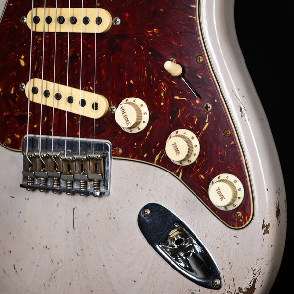 Fender Custom Shop Masterbuild Jason Smith '60s Hardtail Stratocaster Relic- Aged Dirty White Blonde 2025 (R143783)