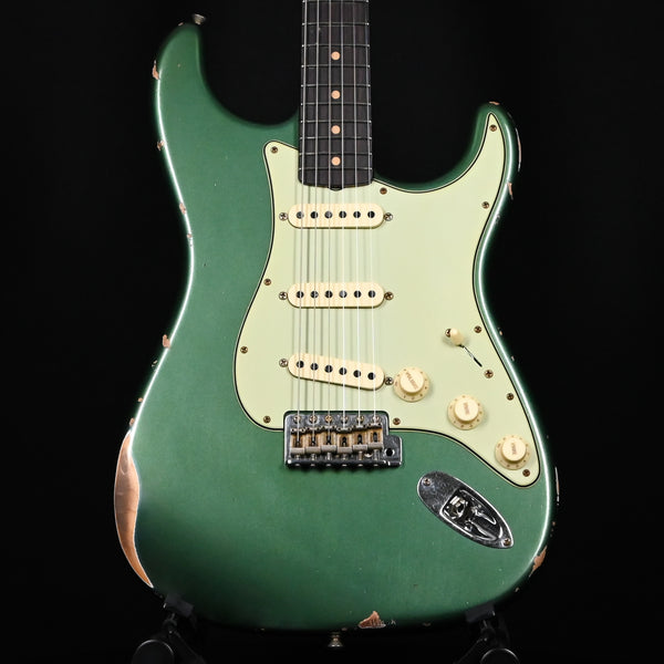 Fender Custom Shop Limited Edition '63 Stratocaster Relic- Aged Sherwood Green 2024 (CZ581209)