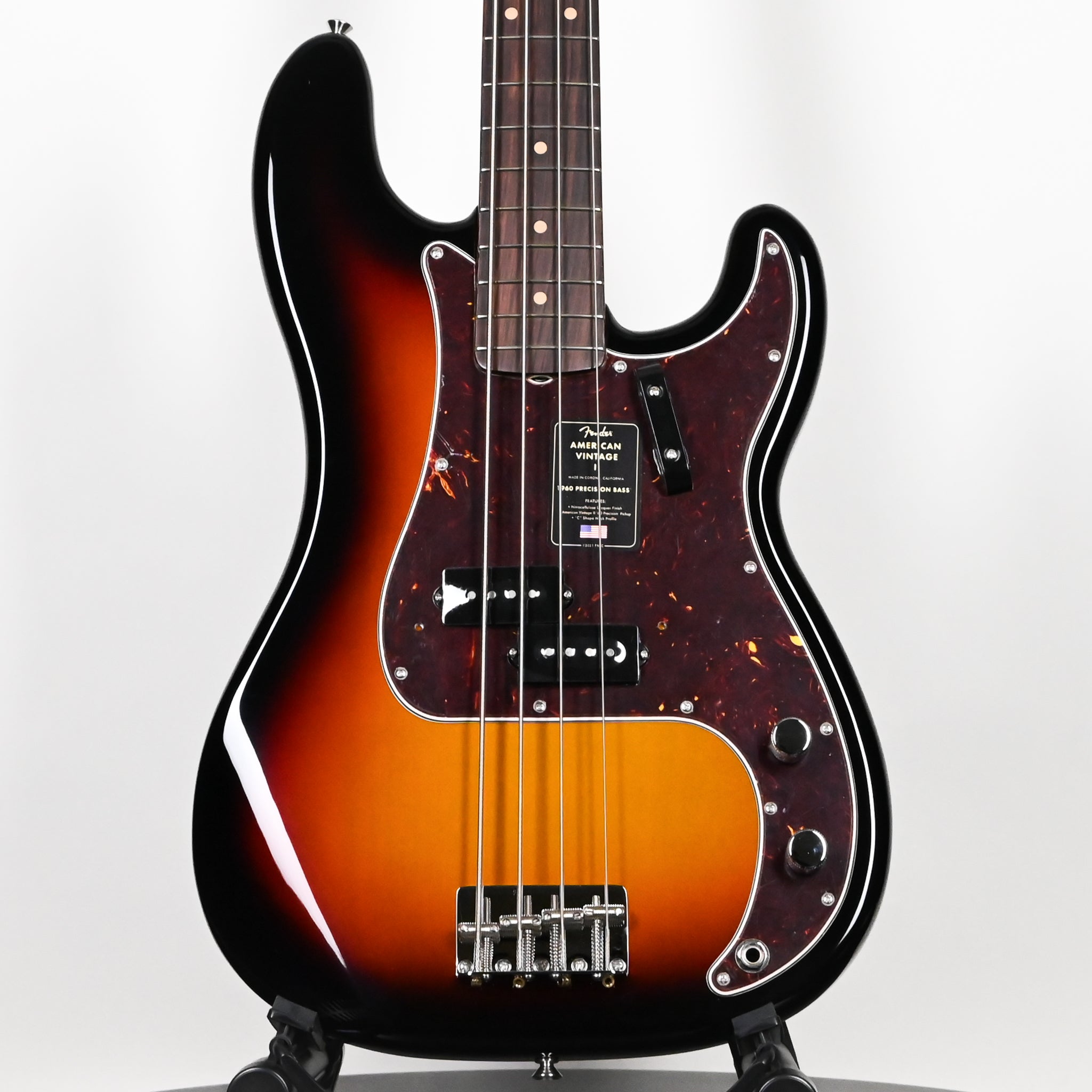 Fender American Vintage II 1960 Precision Bass- 3 Color Sunburst (V2448281A)