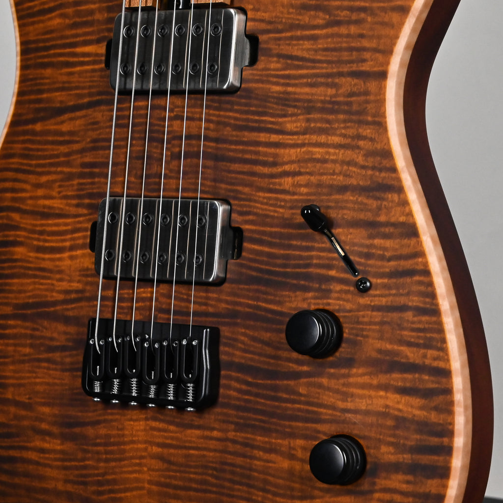 Jackson Custom Shop USA Misha Mansoor Signature Juggernaut HT6 - Satin Amber Tiger Eye 2026 (JMM2310945)