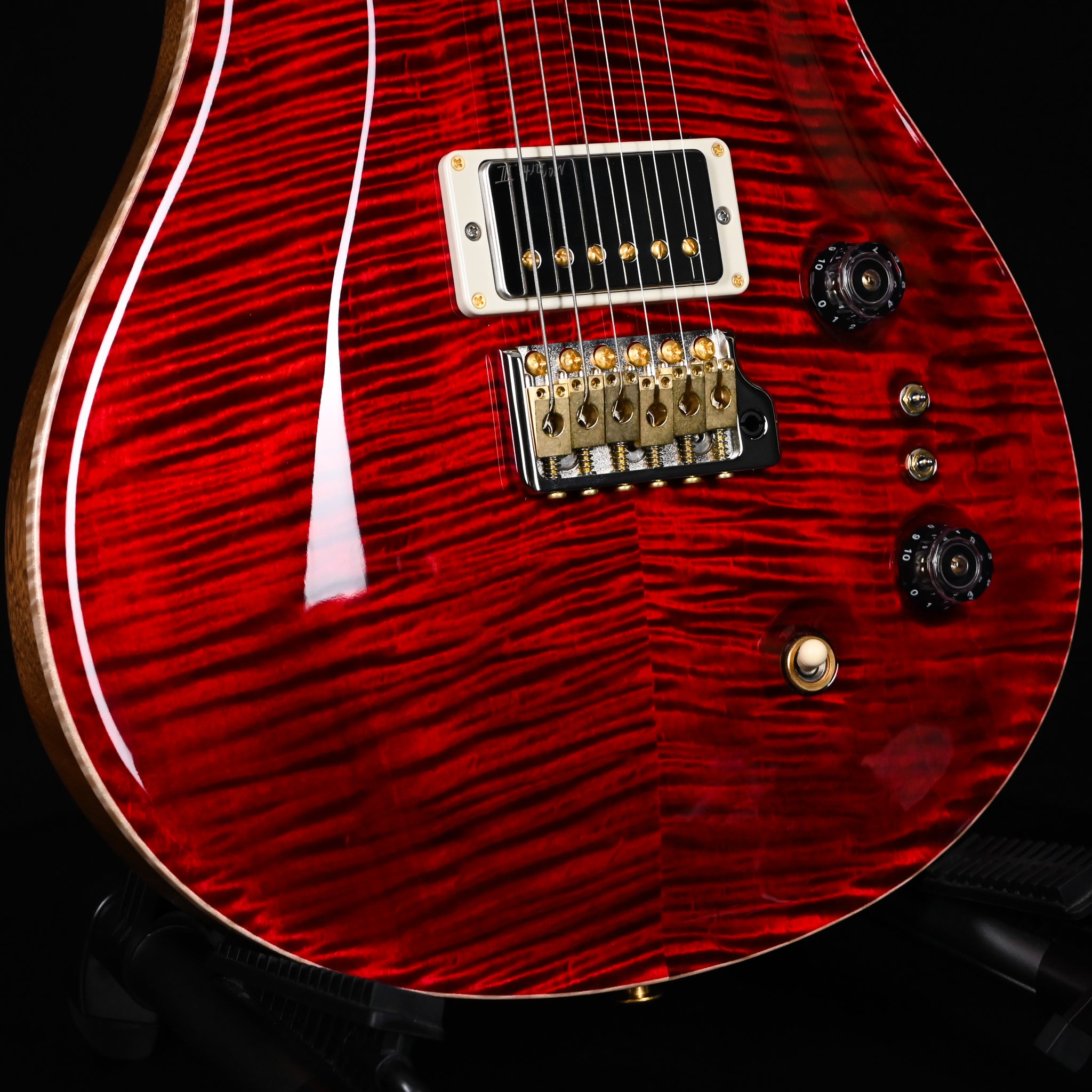PRS Wood Library McCarty Tremolo w/ 10-Top & "408" Switching- Red Tiger (Natural Back)- Stained Neck 2026 (0429455)