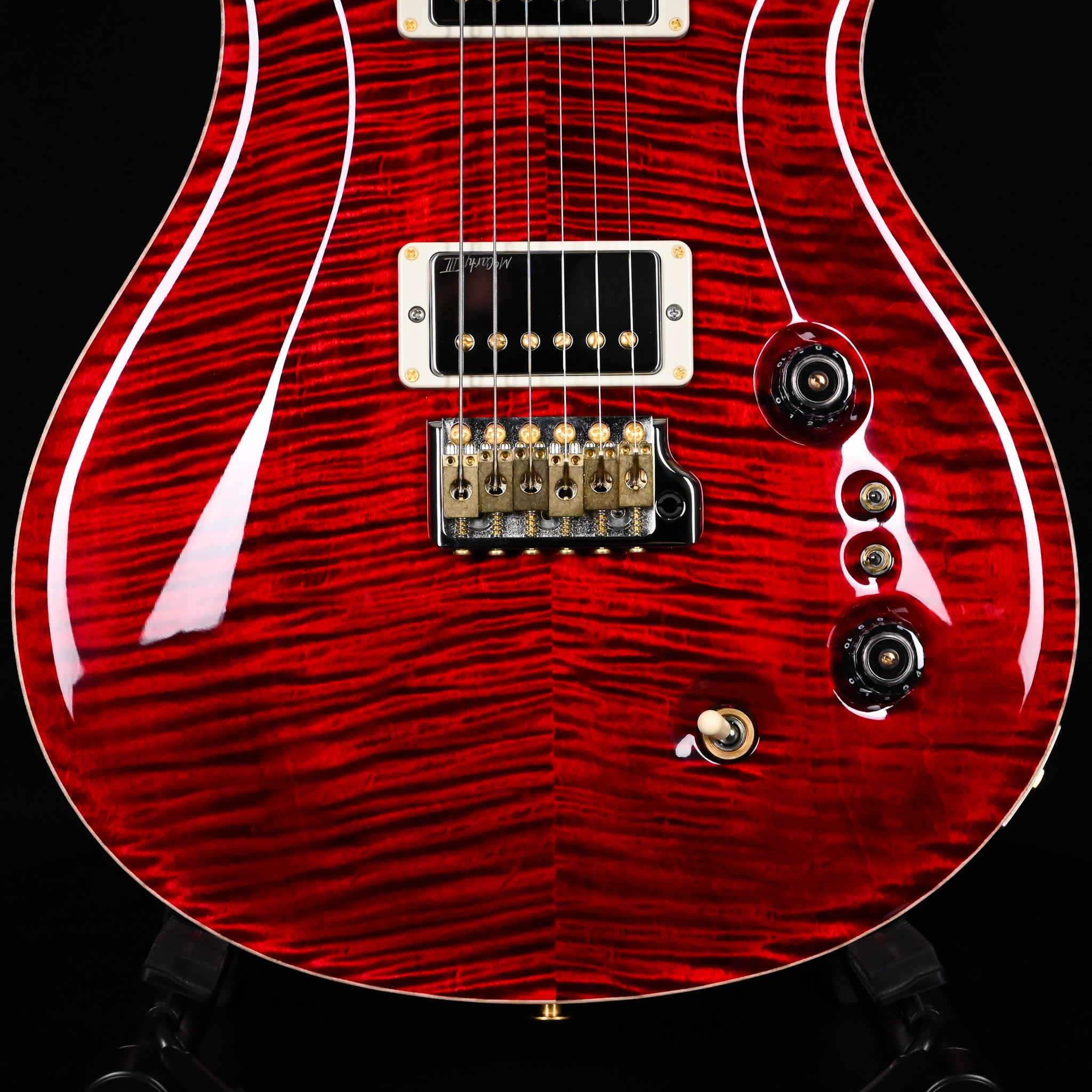 PRS Wood Library McCarty Tremolo w/ 10-Top & "408" Switching- Red Tiger (Natural Back)- Stained Neck 2026 (0429455)