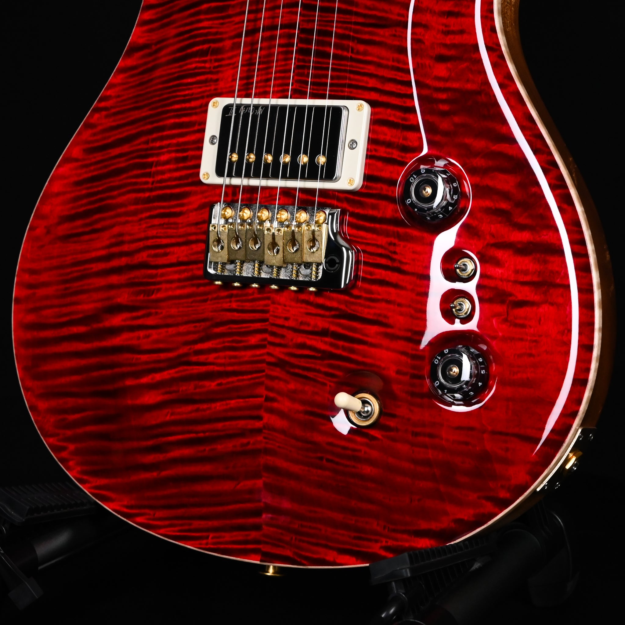 PRS Wood Library McCarty Tremolo w/ 10-Top & "408" Switching- Red Tiger (Natural Back)- Stained Neck 2026 (0429455)