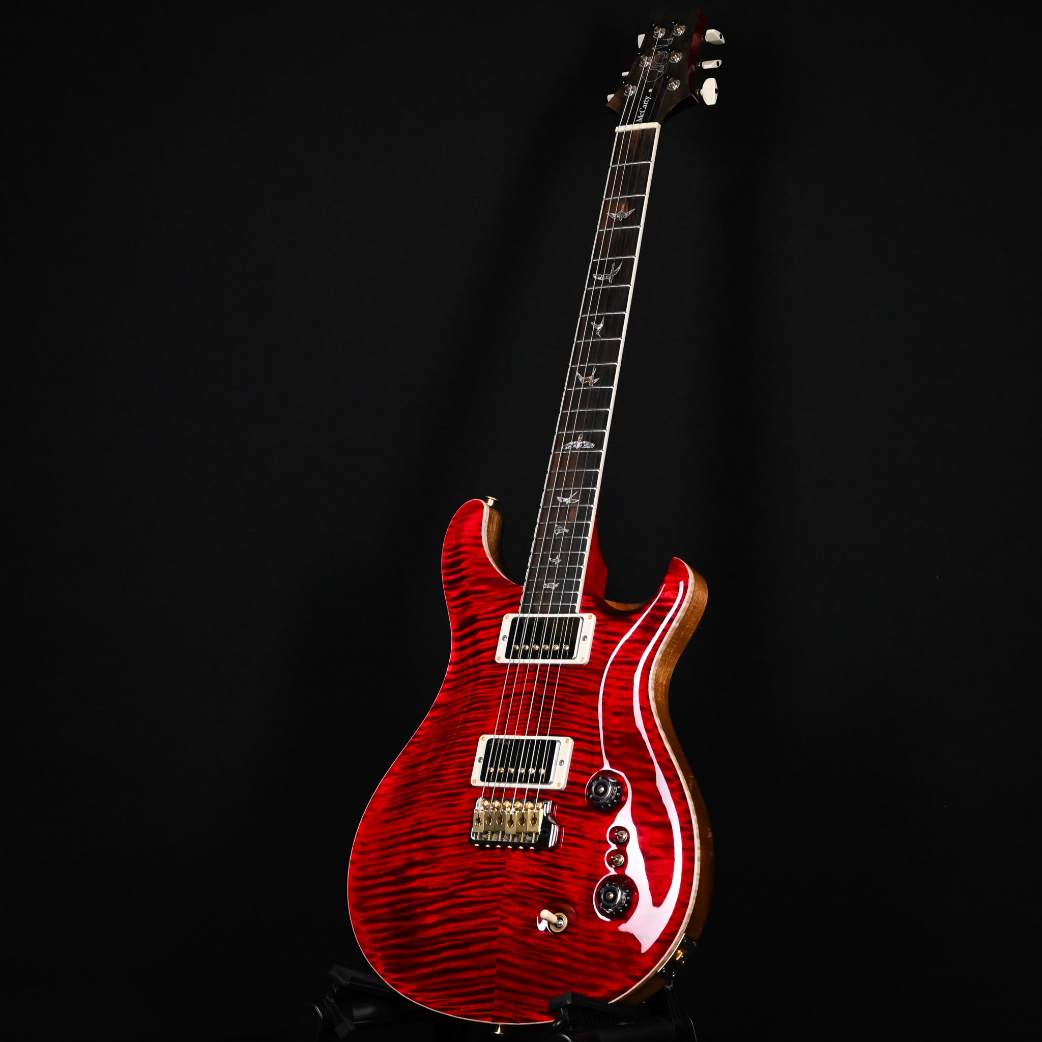 PRS Wood Library McCarty Tremolo w/ 10-Top & "408" Switching- Red Tiger (Natural Back)- Stained Neck 2026 (0429455)