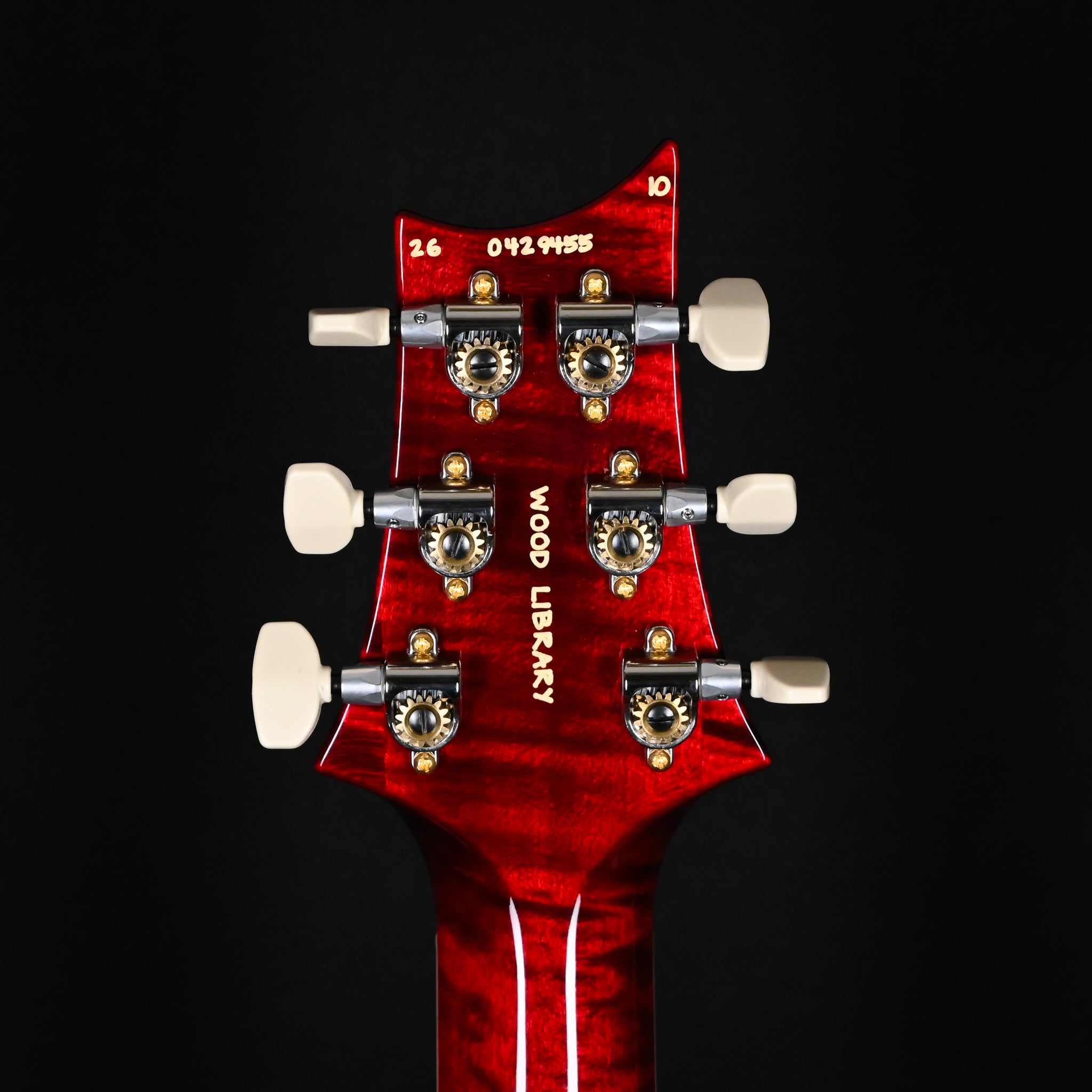 PRS Wood Library McCarty Tremolo w/ 10-Top & "408" Switching- Red Tiger (Natural Back)- Stained Neck 2026 (0429455)