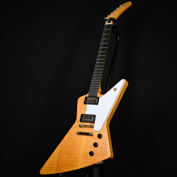 Gibson Custom '58 Explorer w/ Figured Maple & Gold Hardware VOS- Antique Natural NAMM 2026 Showpiece One of A kind (86015)