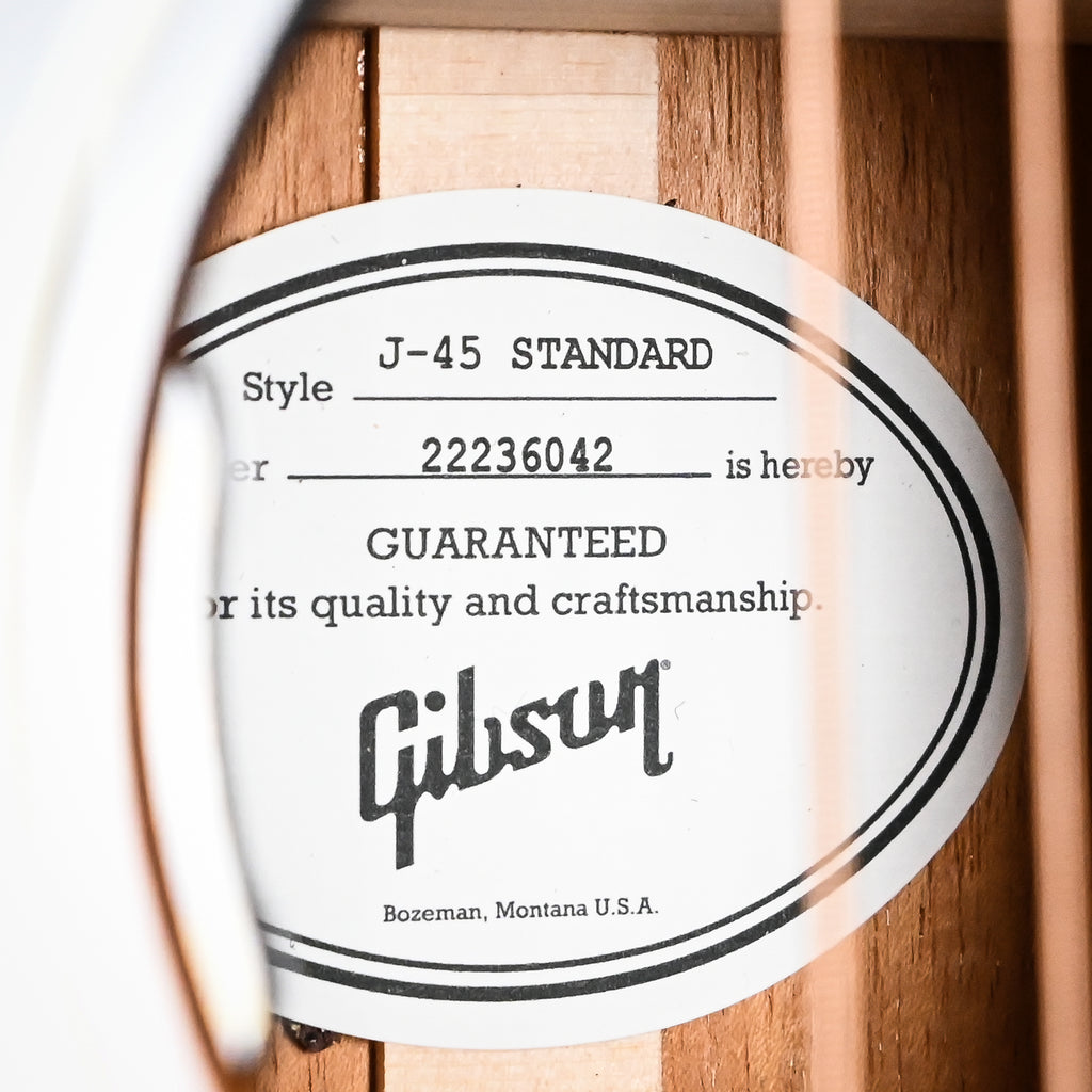 Gibson J-45 Standard w/ HiFi DNA- Vintage Sunburst 2026 (22236042)