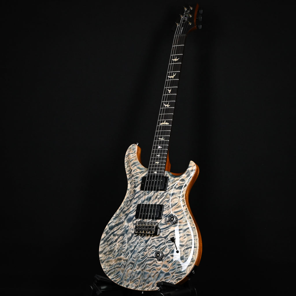 PRS Custom 24 w/ 1-Piece Artist Grade Quilt Maple Top & Awabi Birds- Faded Indigo 2026 (0427769)