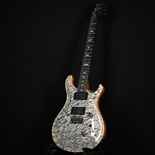 PRS Custom 24 w/ 1-Piece Artist Grade Quilt Maple Top & Awabi Birds- Faded Indigo 2026 (0427769)