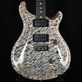 PRS Custom 24 w/ 1-Piece Artist Grade Quilt Maple Top & Awabi Birds- Faded Indigo 2026 (0427769)