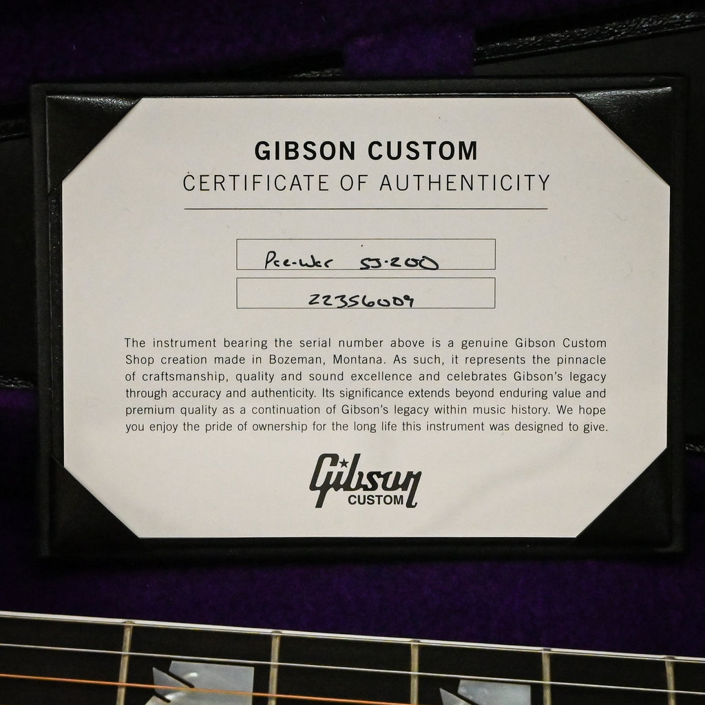 Gibson Custom Pre-War SJ-200 Rosewood- Vintage Sunburst 2026 (22356009)