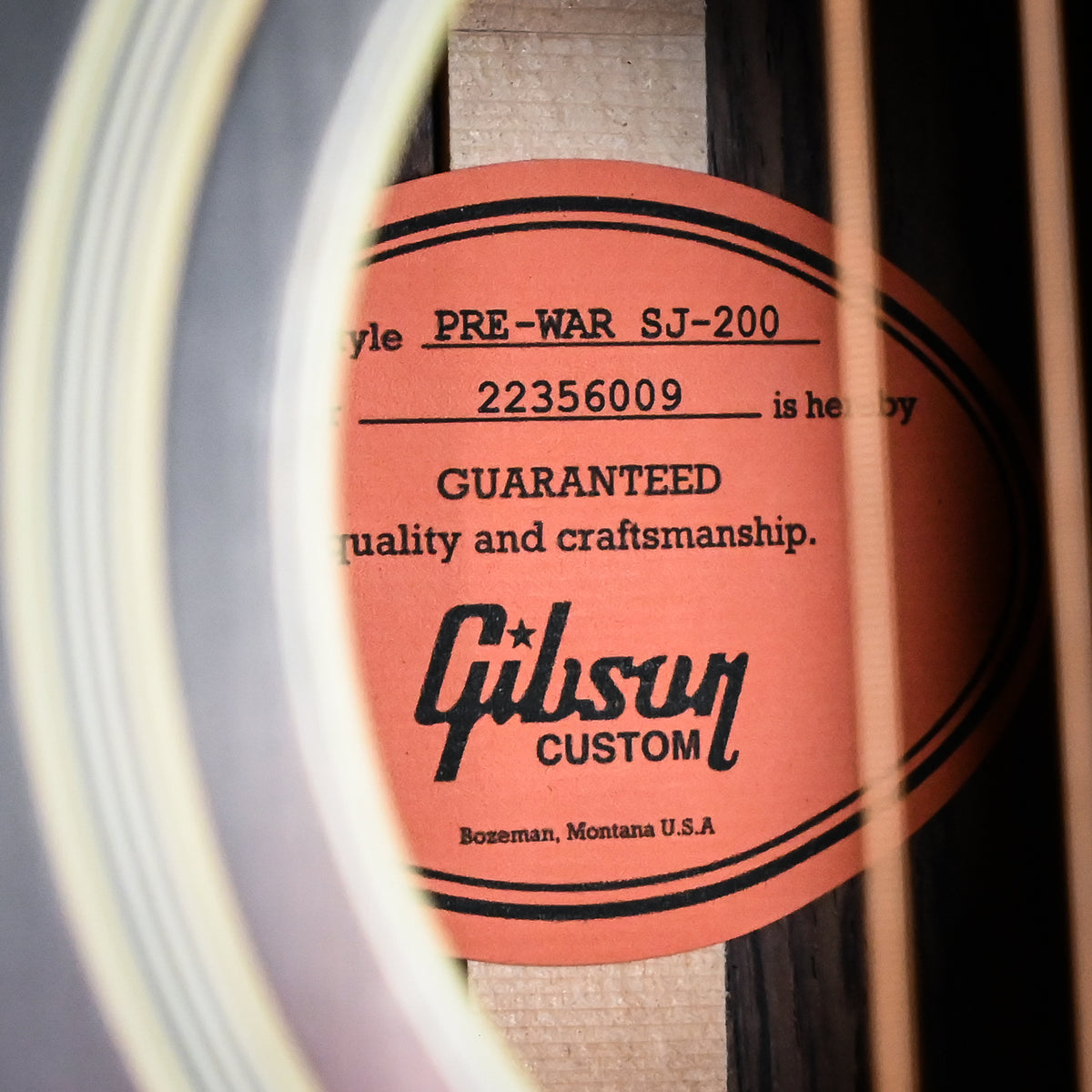 Gibson Custom Pre-War SJ-200 Rosewood- Vintage Sunburst 2026 (22356009)