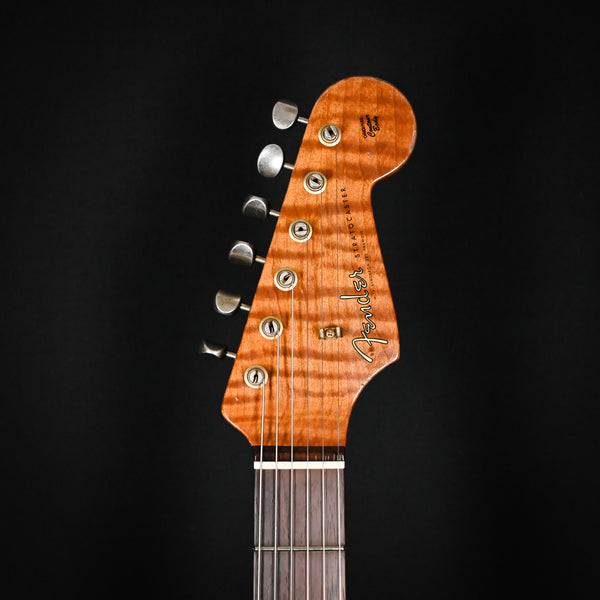 Fender Custom Shop 60/63 Stratocaster Relic w/ Brazilian Roeswood Masterbuilt Austin MacNutt- Aged Sherwood Metallic 2024 (R135454)