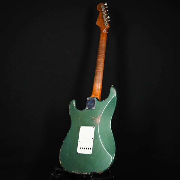 Fender Custom Shop 60/63 Stratocaster Relic w/ Brazilian Roeswood Masterbuilt Austin MacNutt- Aged Sherwood Metallic 2024 (R135454)