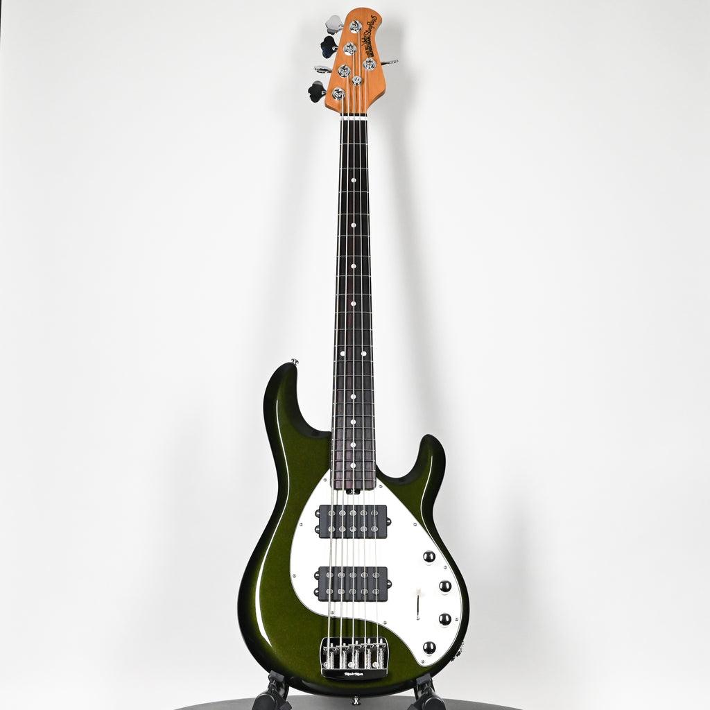 Ernie Ball Music Man StingRay 5 Special HH 5-String Bass Guitar- Fallout Green 2025 (K08488)