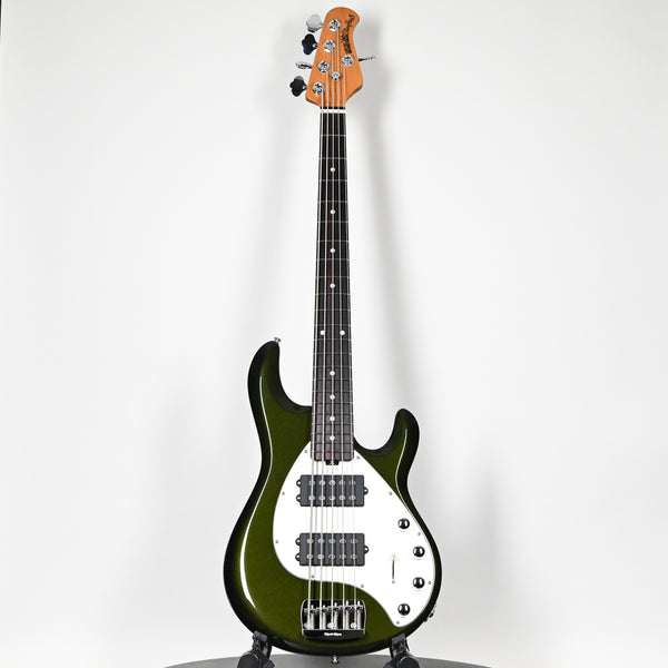 Ernie Ball Music Man StingRay 5 Special HH 5-String Bass Guitar- Fallout Green 2025 (K08488)