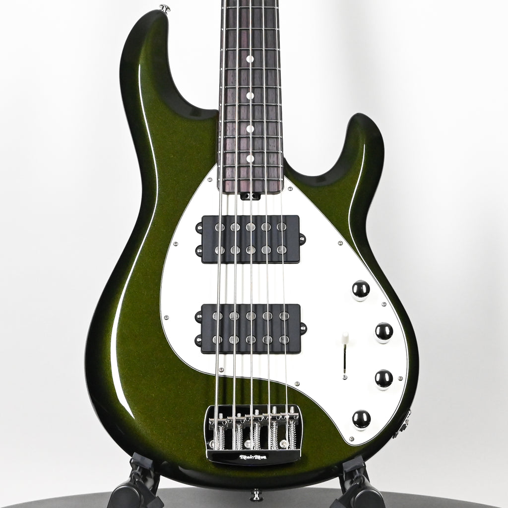 Ernie Ball Music Man StingRay 5 Special HH 5-String Bass Guitar- Fallout Green 2025 (K08488)