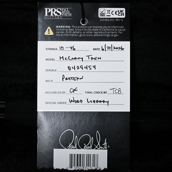 PRS Wood Library McCarty Tremolo w/ 10-Top & 