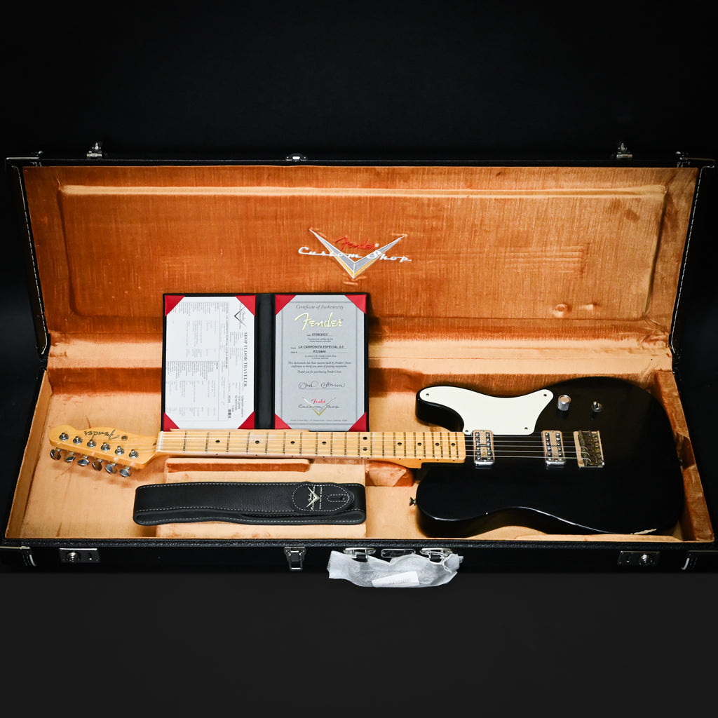 Fender Custom Shop Masterbuilt David Brown La Cabronita Especial 2.0 Telecaster Relic– Black 2023 (R129440)