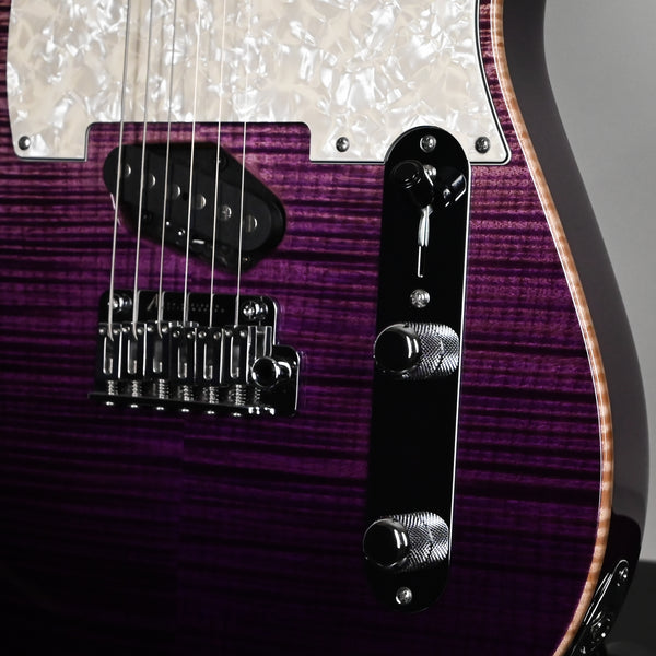 Tom Anderson Top T Classic Electric Guitar- Purple Surf with Binding 2026 (01-18-26A)