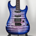 Tom Anderson Custom Drop Top Electric Guitar- Abalone to Deep Ocean Blue Burst with Binding 2026 (01-30-26P)