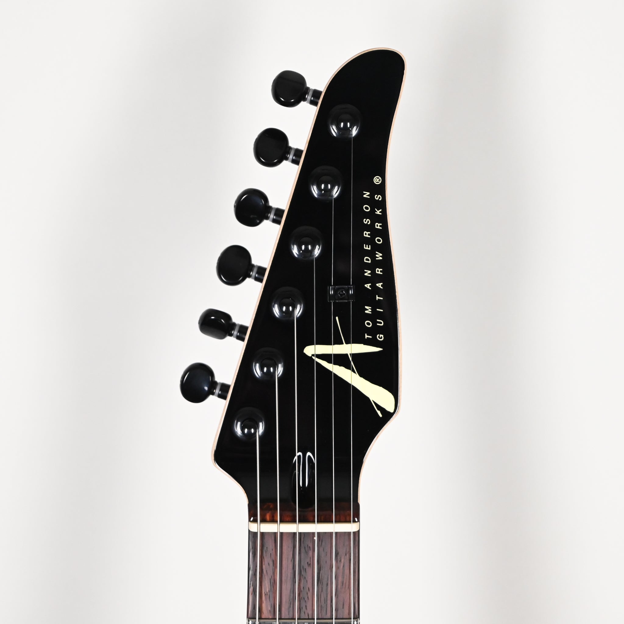 Tom Anderson Custom Drop Top Electric Guitar- Abalone to Deep Ocean Blue Burst with Binding 2026 (01-30-26P)