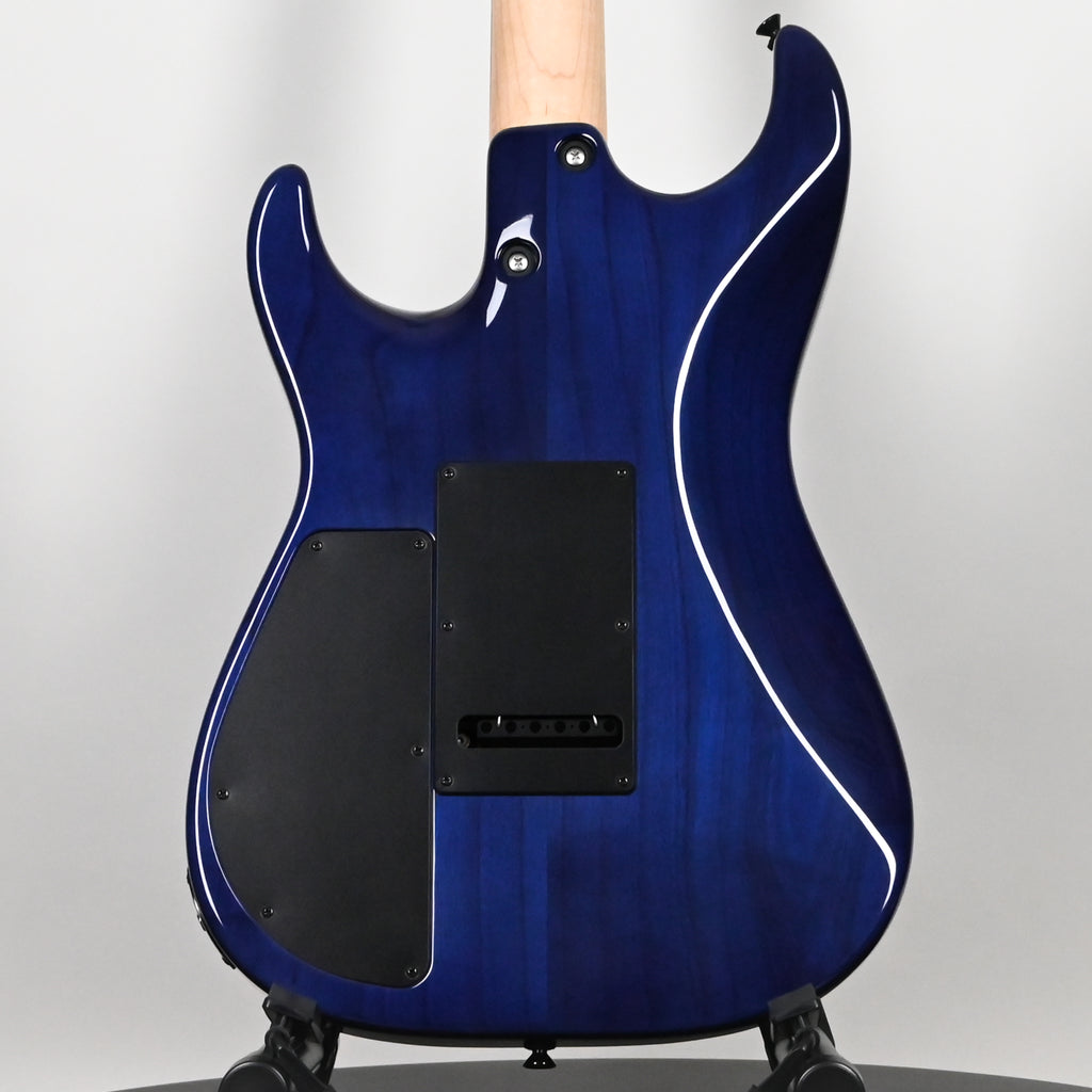Tom Anderson Custom Drop Top Electric Guitar- Abalone to Deep Ocean Blue Burst with Binding 2026 (01-30-26P)
