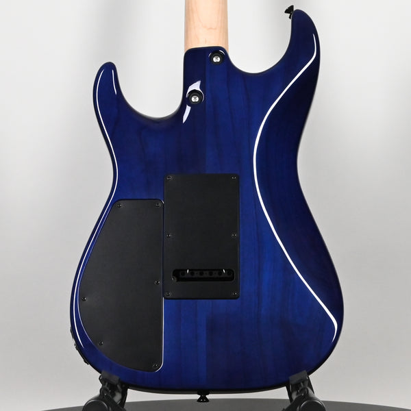 Tom Anderson Custom Drop Top Electric Guitar- Abalone to Deep Ocean Blue Burst with Binding 2026 (01-30-26P)