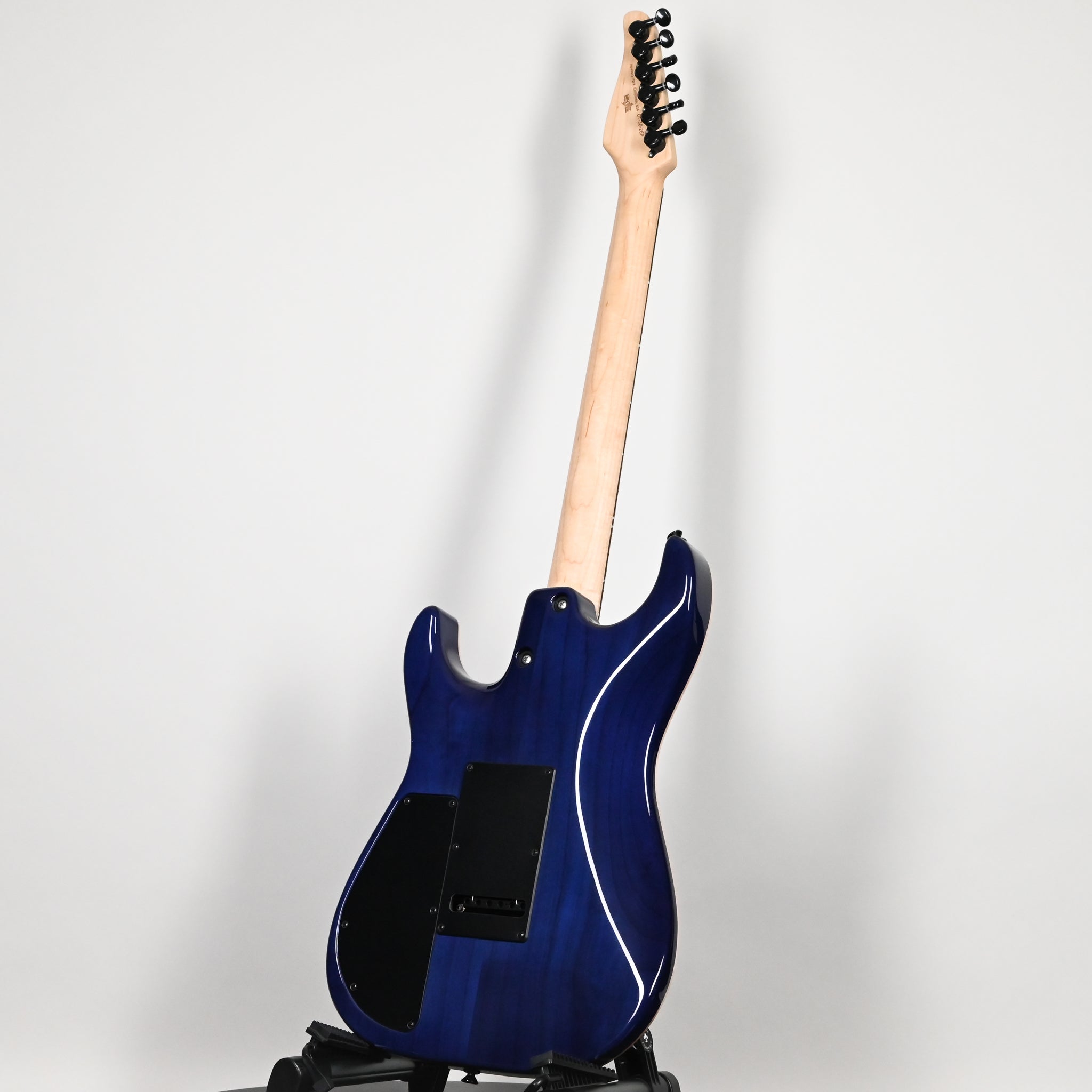 Tom Anderson Custom Drop Top Electric Guitar- Abalone to Deep Ocean Blue Burst with Binding 2026 (01-30-26P)