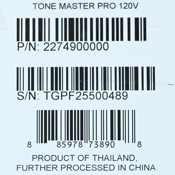 Fender Tone Master Pro Multi-Effects Pedal 120V (TGPF25500489)