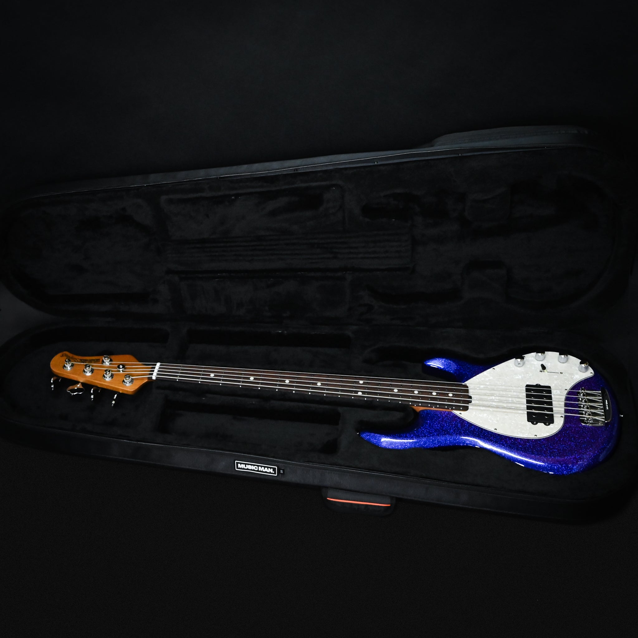 Ernie Ball Music Man StringRay 5 Special H Bass Guitar- Violet Sparkle Burst 2026 (K11613)